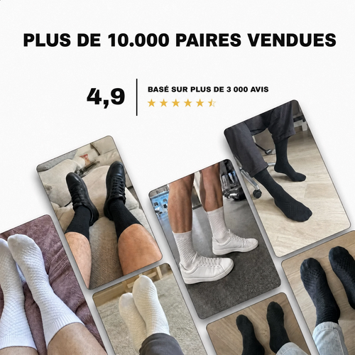 Chaussette Solvea en fibre de bambou premium