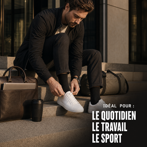 Chaussette Solvea en fibre de bambou premium